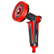 2512 OKINAWA Пистолет-распылитель 6 режимов, пластиковый, с клавишей