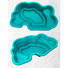 Декоративный садовый пруд  № 7, 900 л зеленый