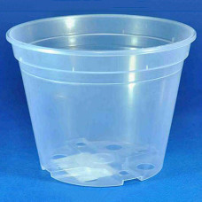 Кашпо дренажное прозрачное 15х15, 1.5 л