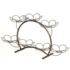 Подставка на подоконник металлическая РОМАШКА на 7 горшков