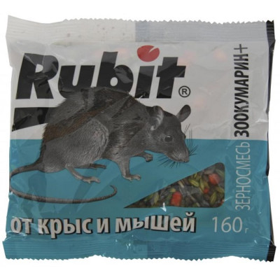 Rubit Зоокумарин+ (зерносмесь, 160 г)
