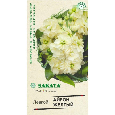 Левкой седой Айрон желтый