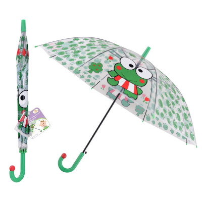 Зонт детский "Лягушонок" (полуавтомат) FX24-45