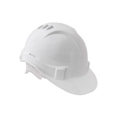 Каска защитная Европа белая (ленточное изголовье)