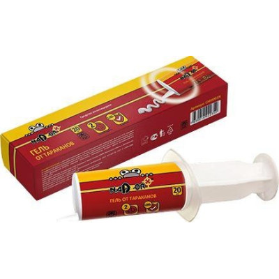 CHIH001N Гель от тараканов в шприце 20 мл Nadzor