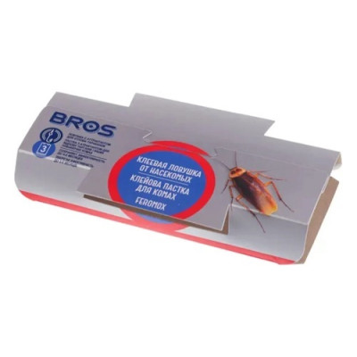 BROS – клеевая ловушка-домик для отлова тараканов с феромоном