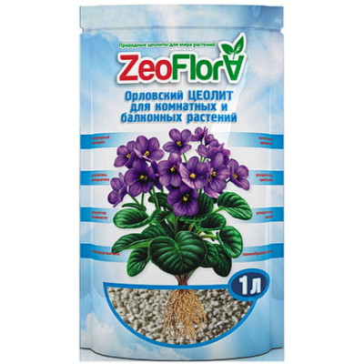Цеолит для комнатных растений ZeoFlora ФИАЛКА, 1 л
