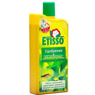 Жидкое удобрение Etisso для декоративно-лиственных растений (разный объем)