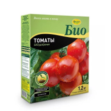 Удобрение сухое  Фаско БИО Томаты гранулированное коробка 1.2 кг