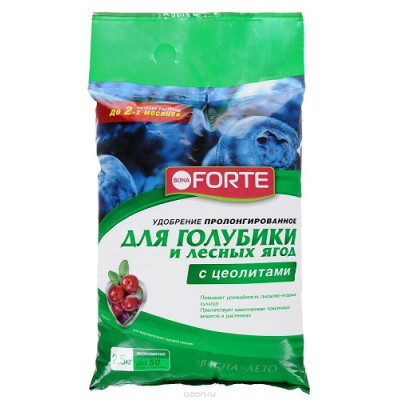 Bona Forte Удобрение для голубики и лесных ягод 2,5кг с цеолитом