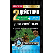 Bona Forte Удобрение водорастворимое с аминокислотами Для хвойных, пакет 100 г