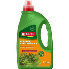 Bona Forte Жидкое минеральное удобрение Для хвойных, "лето, осень", канистра 1,5 л 