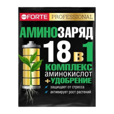 Bona Forte Аминозаряд 18 в 1 комплекс аминокислот и удобрение, пакет 10 г