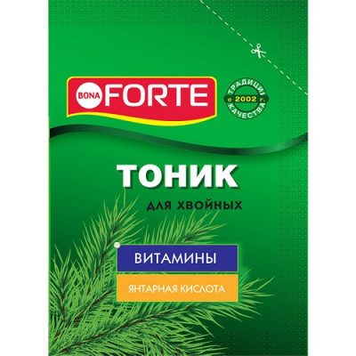 Bona Forte Средство тоник сухой для хвойных растений, пакет 15 г