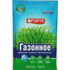 Bona Forte Удобрение комплексное гранулированное с микроэлементами Газонное (весна), пакет 4,5 кг 