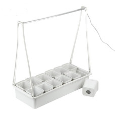 ULT-P34N-10W/SPLE IP65 WHITE 12 Набор "Минисад", светильник для растений светодиодный с подставкой