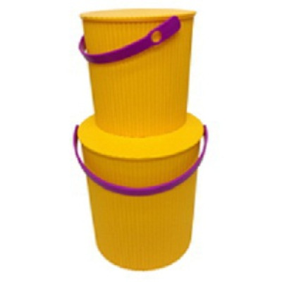 Ведро-стульчик  желтое (10 л, 20 л) (зеленое, красное, морская волна, фиолетовое)